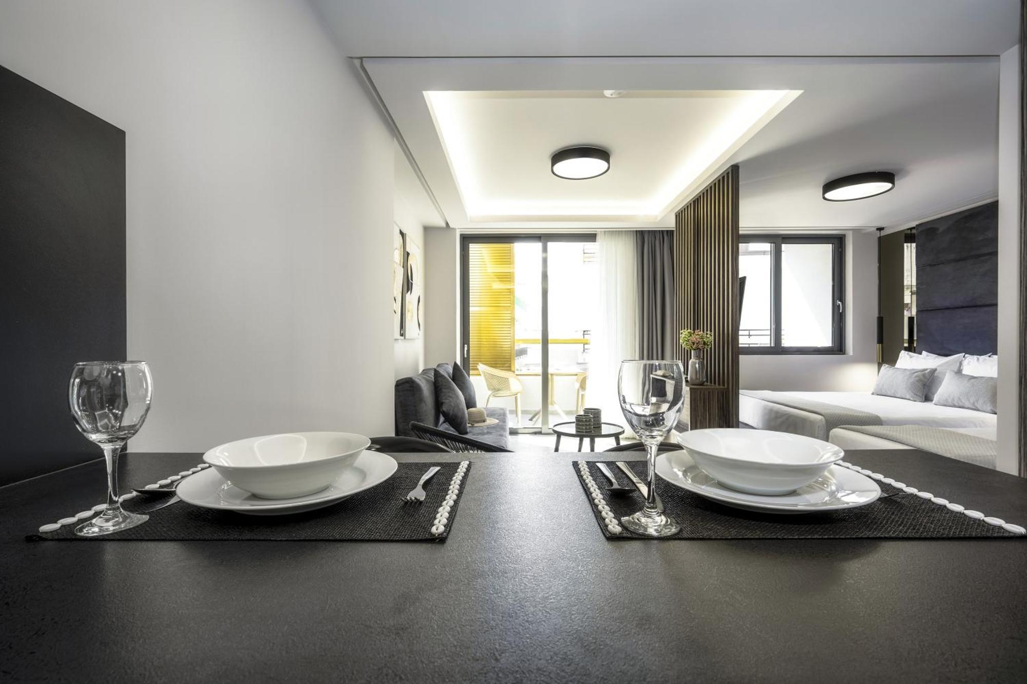 Evitel Luxury Living Aparthotel Hanióti Kültér fotó