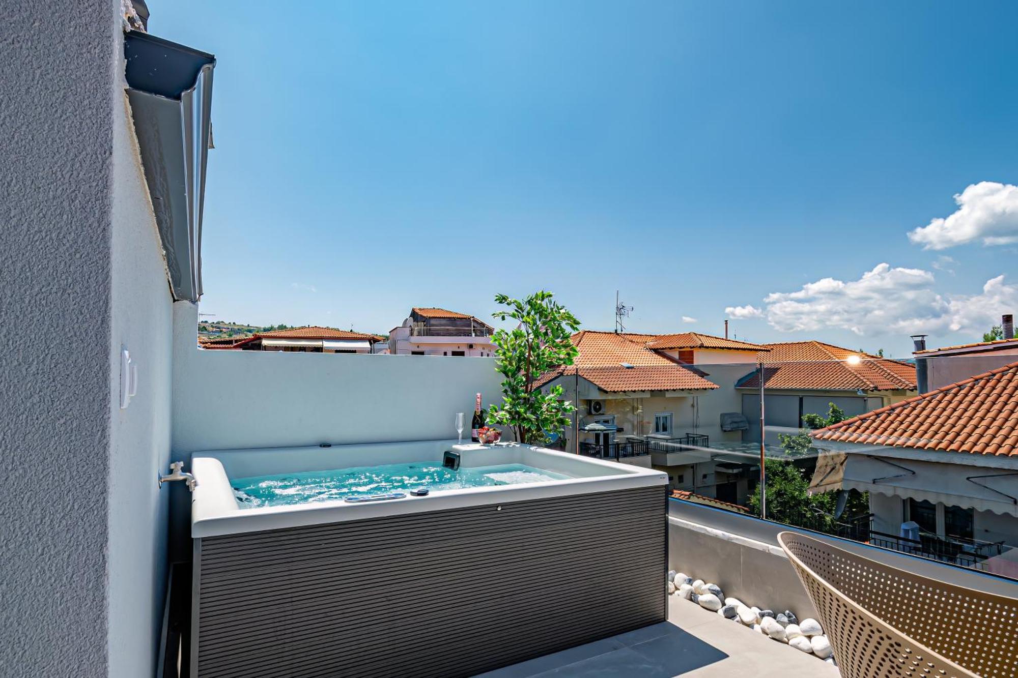 Evitel Luxury Living Aparthotel Hanióti Kültér fotó